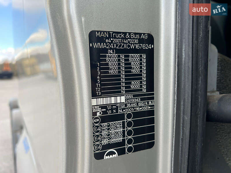 Тягач MAN TGX 2012 в Одессе фото 15 Тягач MAN TGX 2012 в Одессе