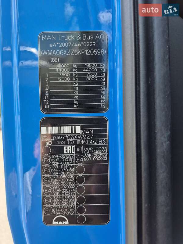 Тягач MAN TGX 2019 в Бучі