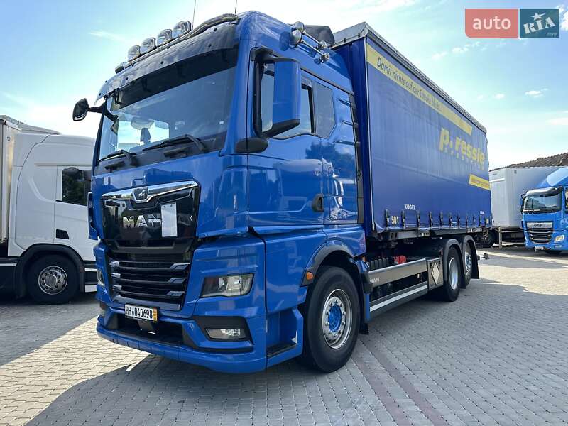 Контейнеровоз MAN TGX 2021 в Залещиках