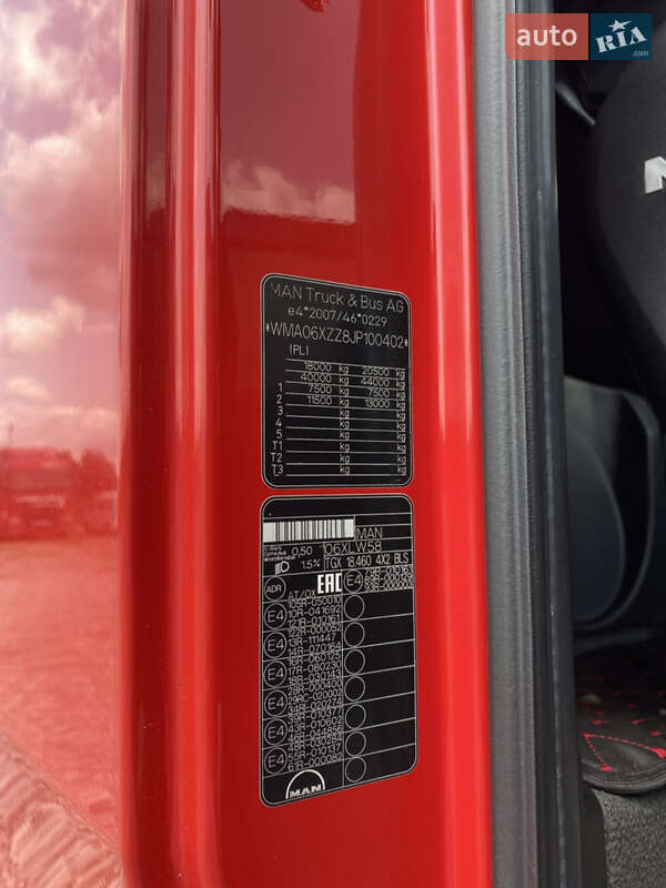 Тягач MAN TGX 2017 в Львові
