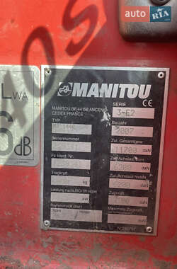 Телескопический погрузчик Manitou MT 1440 2007 в 