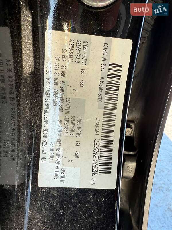 Седан Mazda 3 2022 в Киеве