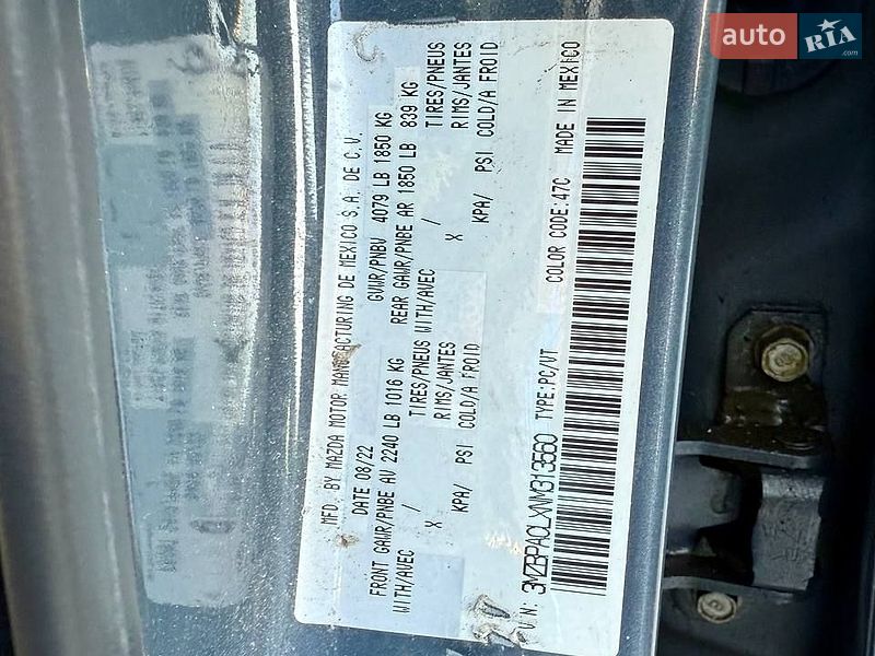 Седан Mazda 3 2022 в Киеве