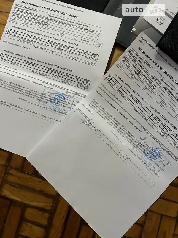 Минивэн Mazda 5 2011 в Ровно документ