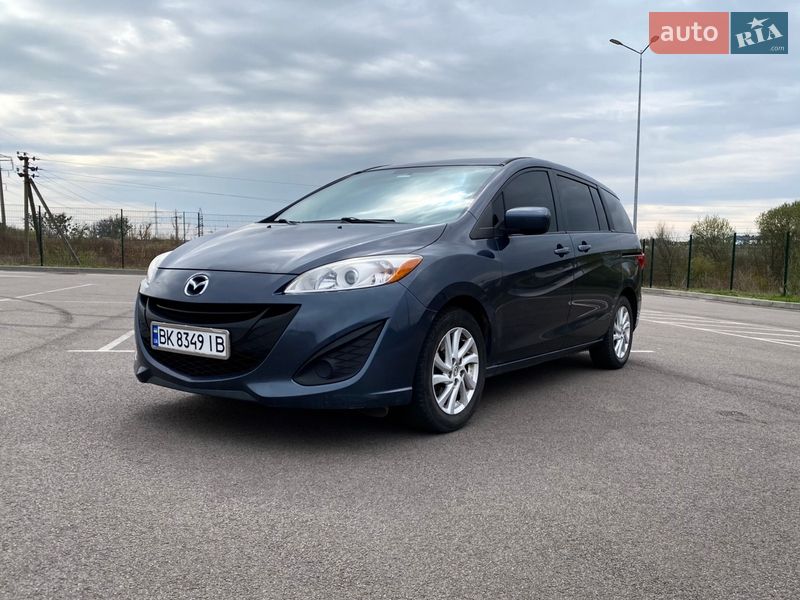 2012 Mazda 5, VIN JM1CW2BL3C0136853:plate — фото 1 (autoria)