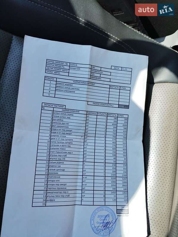 Хетчбек Mazda 626 1989 в Черкасах фото 25 Хетчбек Mazda 626 1989 в Черкасах