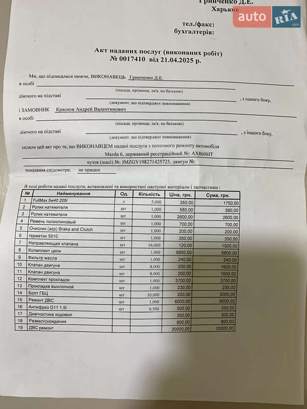 Универсал Mazda 6 2006 в Харькове