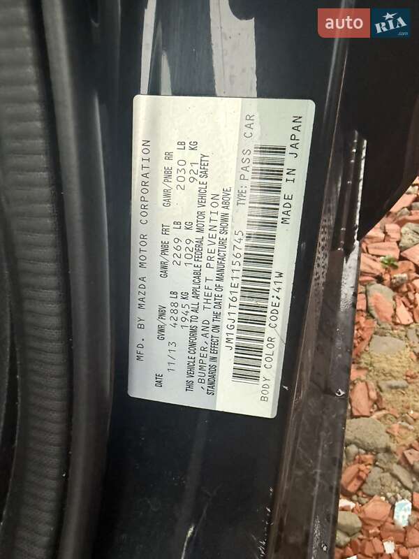 Седан Mazda 6 2013 в Киеве фото 3 Седан Mazda 6 2013 в Киеве