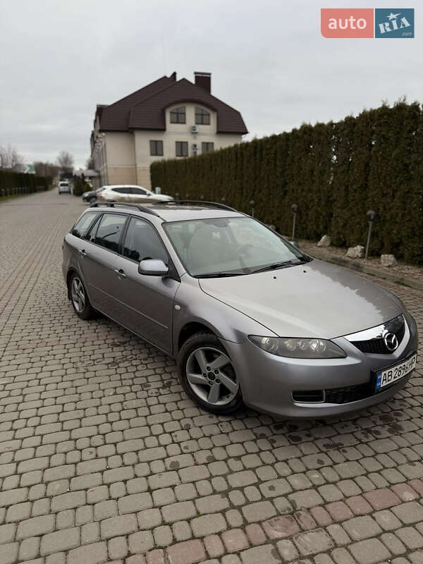 2005 Mazda 6, VIN JMZGY19F661403259:plate — фото 1 (autoria)