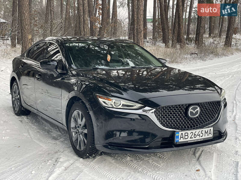 2018 Mazda 6, VIN JM1GL1UM6J1310190:plate — photo 1 (autoria)