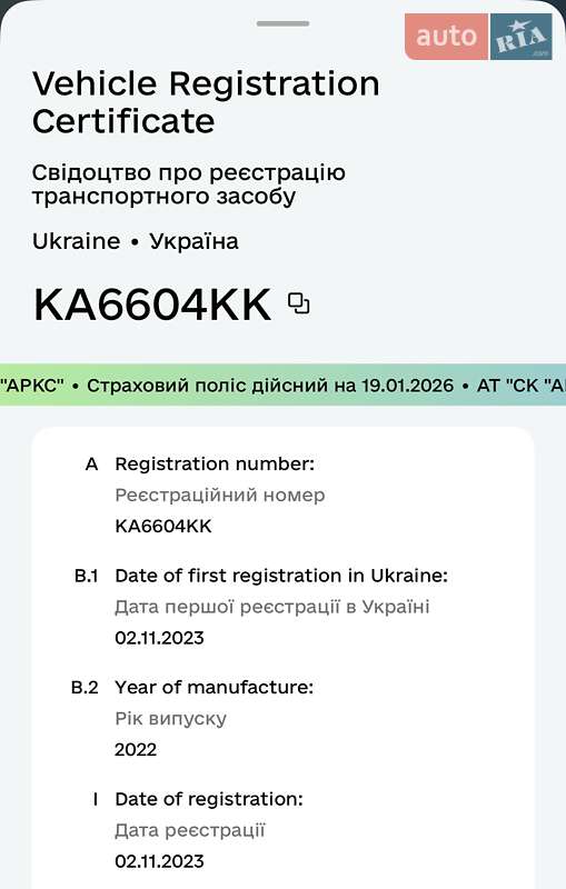 Седан Mazda 6 2022 в Киеве