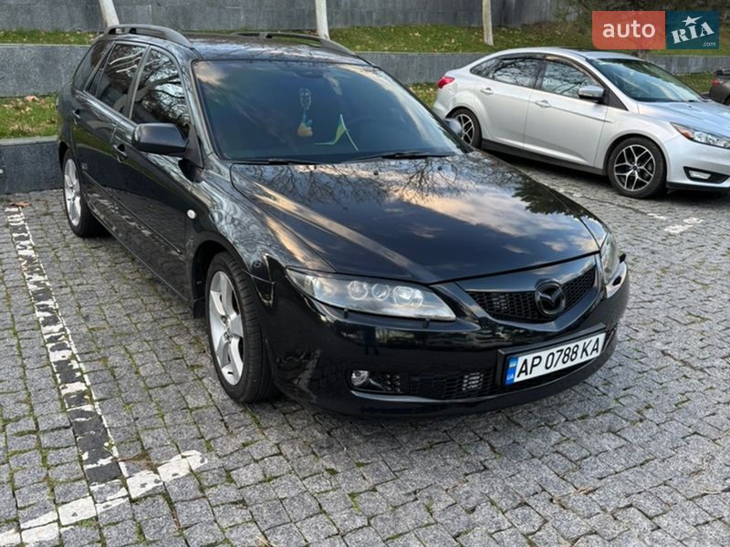 2006 Mazda 6, VIN JMZGY19F671445447:plate — фото 1 (autoria)