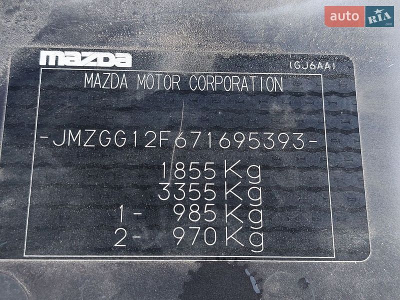 Седан Mazda 6 2007 в Львове