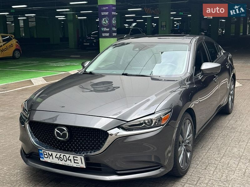 2019 Mazda 6, VIN JM1GL1TYXL1512019:plate — фото 1 (autoria)