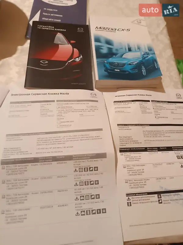 Позашляховик / Кросовер Mazda CX-5 2016 в Лубнах документ