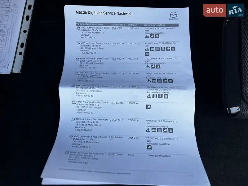 Внедорожник / Кроссовер Mazda CX-5 2014 в Луцке документ 5 фото Внедорожник / Кроссовер Mazda CX-5 2014 в Луцке документ