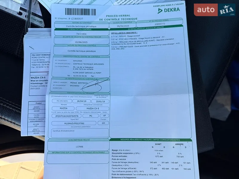 Внедорожник / Кроссовер Mazda CX-5 2019 в Лопатине документ