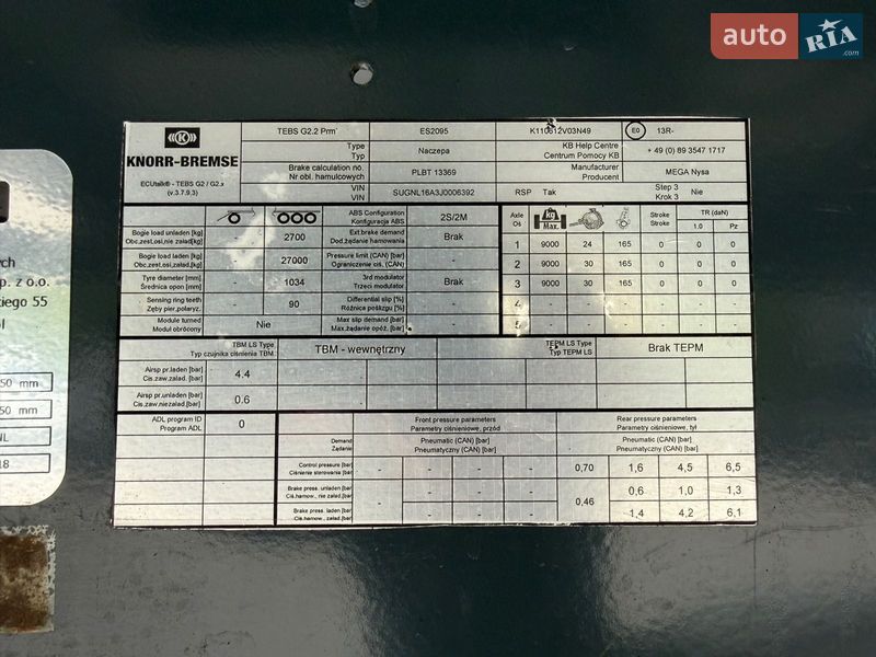 Самоскид напівпричіп MEGA MNL 2018 в Вінниці фото 46 Самоскид напівпричіп MEGA MNL 2018 в Вінниці