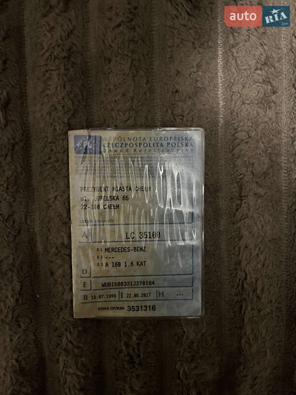Хетчбек Mercedes-Benz A-Class 1999 в Шевченковому фото 21 Хетчбек Mercedes-Benz A-Class 1999 в Шевченковому