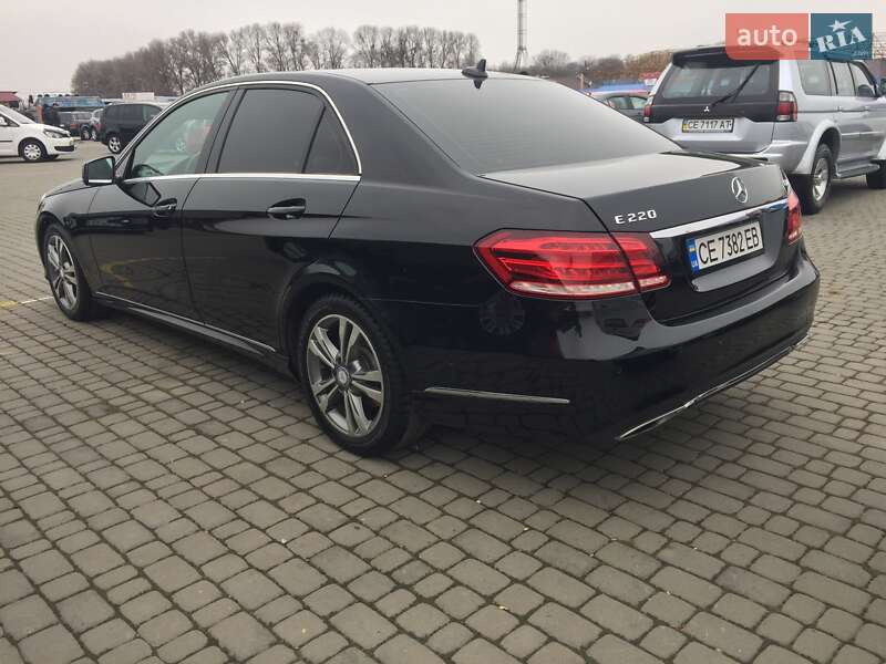 Седан Mercedes-Benz E-Class 2014 в Черновцах