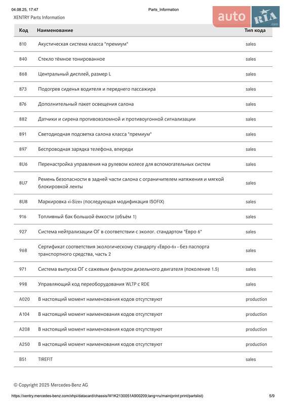Седан Mercedes-Benz E-Class 2020 в Ковеле