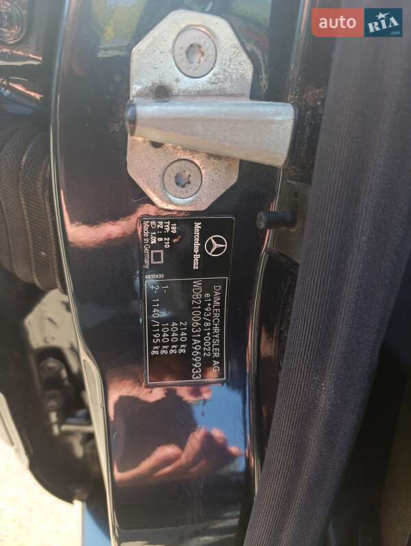 Седан Mercedes-Benz E-Class 1999 в Кривому Розі