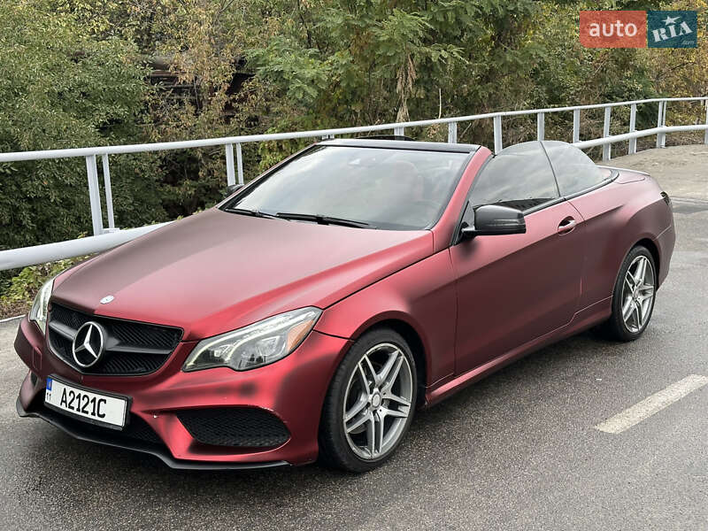Кабриолет Mercedes-Benz E-Class 2016 в Киеве