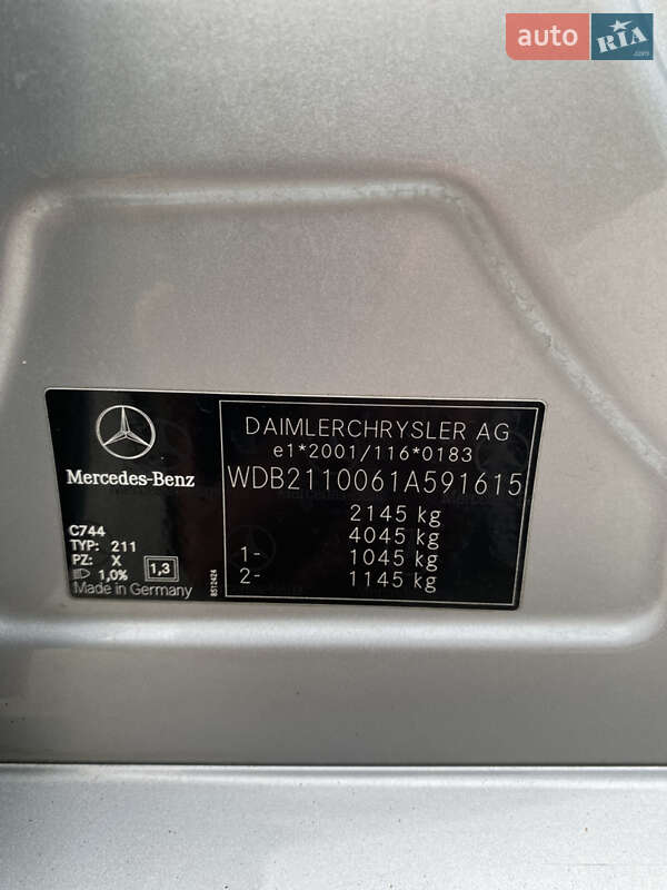 Седан Mercedes-Benz E-Class 2004 в Хоролі фото 30 Седан Mercedes-Benz E-Class 2004 в Хоролі