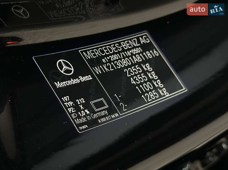 Седан Mercedes-Benz E-Class 2020 в Мукачево