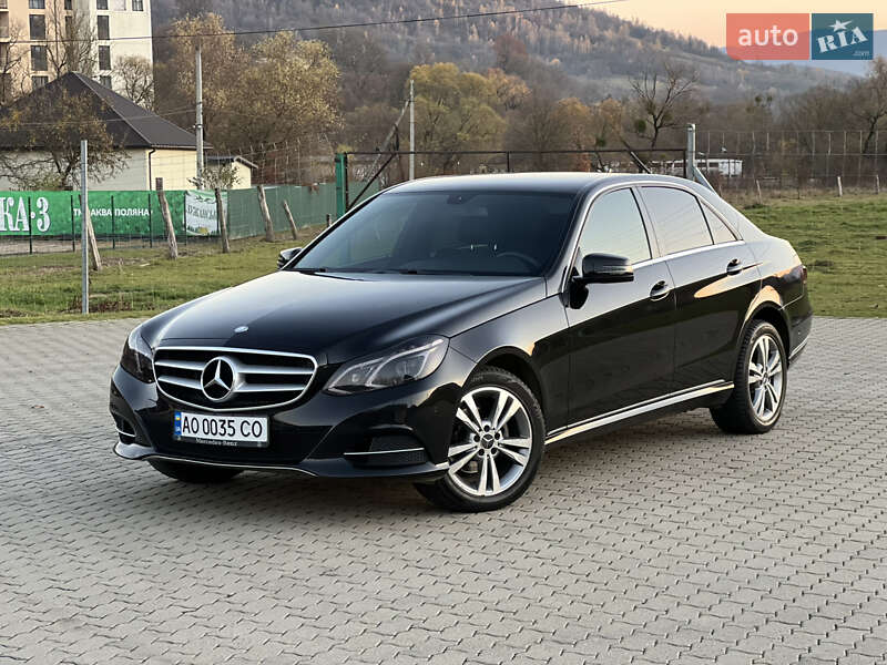 Седан Mercedes-Benz E-Class 2014 в Сваляві фото Седан Mercedes-Benz E-Class 2014 в Сваляві