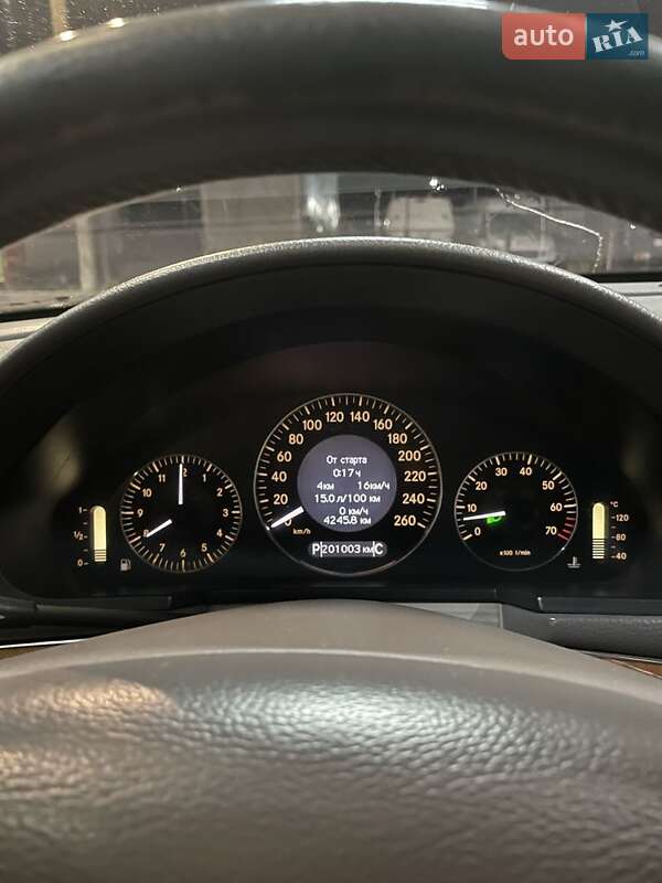 Седан Mercedes-Benz E-Class 2007 в Дніпрі фото 10 Седан Mercedes-Benz E-Class 2007 в Дніпрі