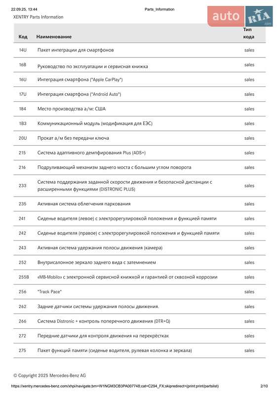 Внедорожник / Кроссовер Mercedes-Benz EQE SUV 2023 в Киеве