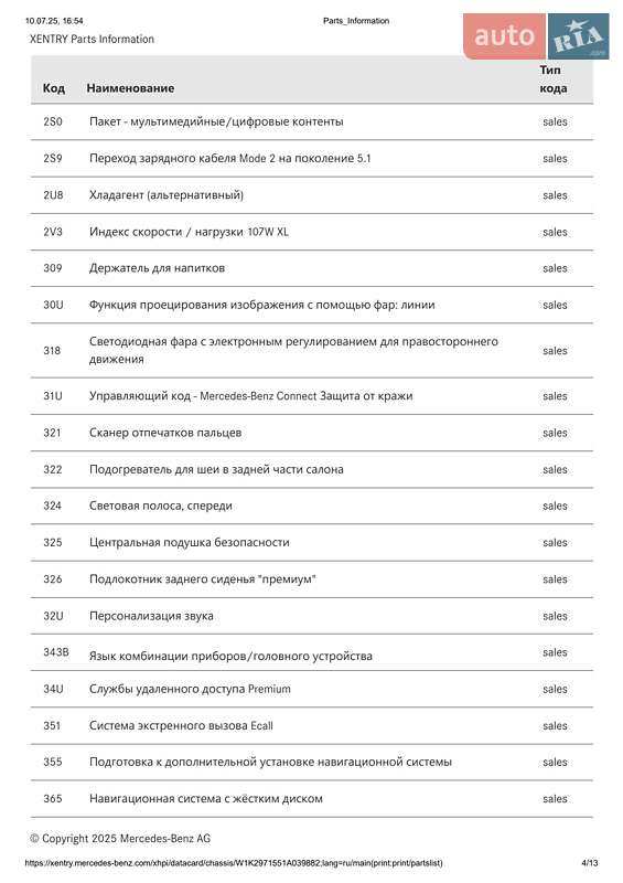 Седан Mercedes-Benz EQS 2023 в Киеве