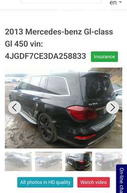 Внедорожник / Кроссовер Mercedes-Benz GL-Class 2013 в Калуше