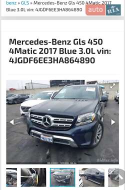 Внедорожник / Кроссовер Mercedes-Benz GLS-Class 2017 в 