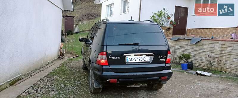Внедорожник / Кроссовер Mercedes-Benz M-Class 2004 в Тячеве