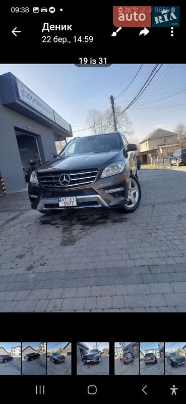Внедорожник / Кроссовер Mercedes-Benz M-Class 2012 в Рожнятове