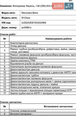 Внедорожник / Кроссовер Mercedes-Benz M-Class 2013 в 