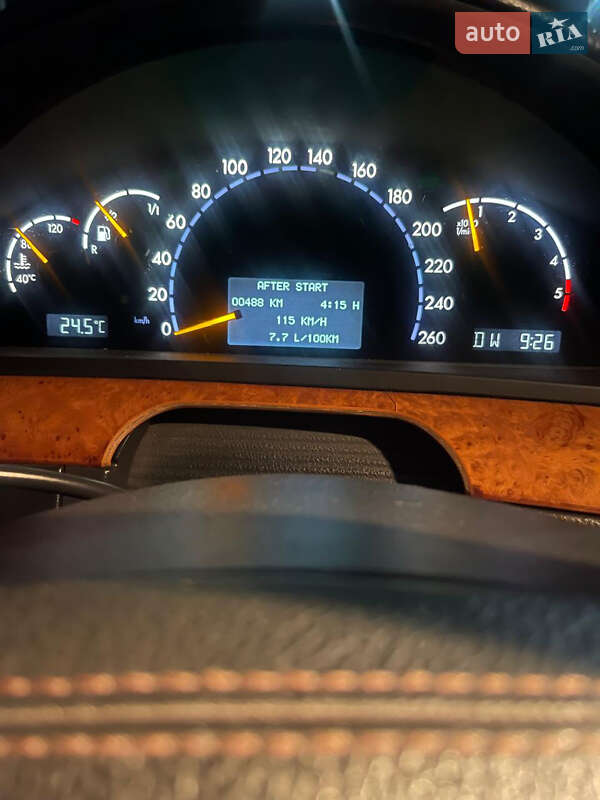 Седан Mercedes-Benz S-Class 2000 в Киеве