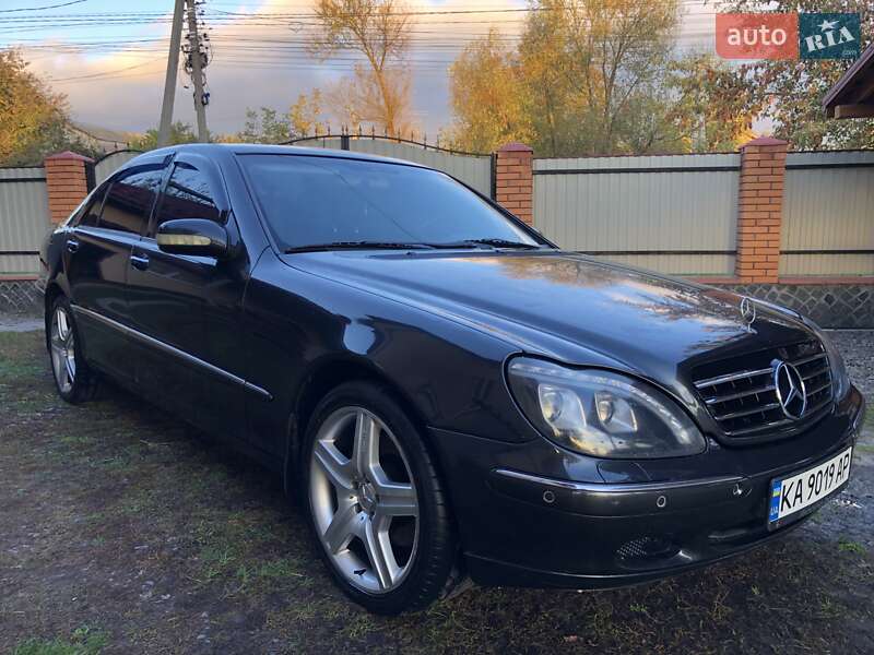 Седан Mercedes-Benz S-Class 2001 в Глевахе фото 5 Седан Mercedes-Benz S-Class 2001 в Глевахе