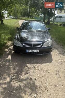 Седан Mercedes-Benz S-Class 2001 в Новоселице