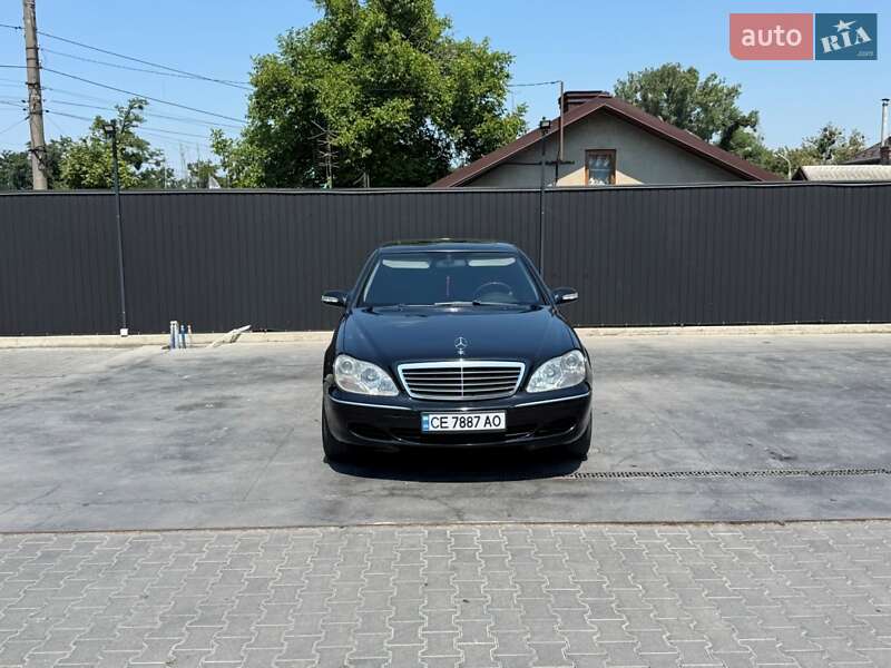 Седан Mercedes-Benz S-Class 2001 в Чернівцях