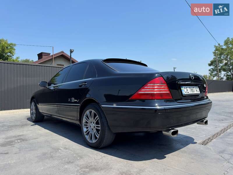 Седан Mercedes-Benz S-Class 2001 в Чернівцях