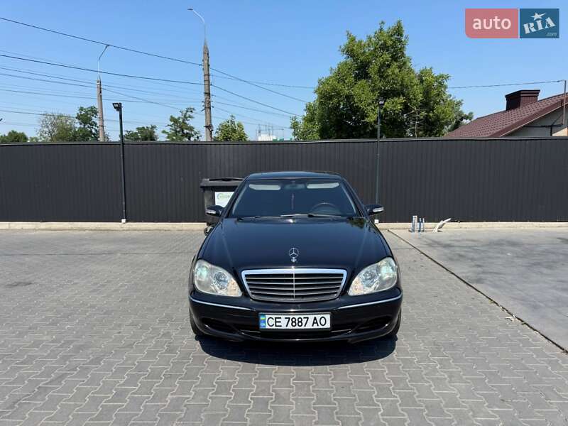 Седан Mercedes-Benz S-Class 2001 в Чернівцях