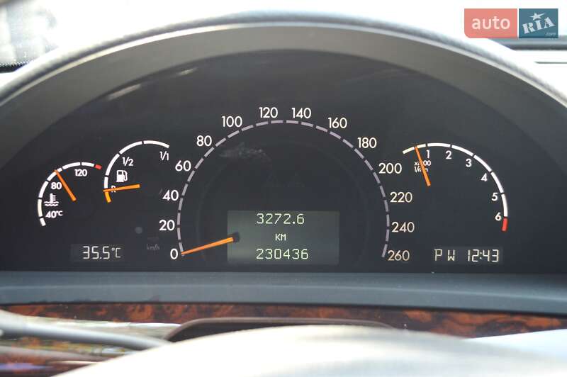 Седан Mercedes-Benz S-Class 2001 в Одесі