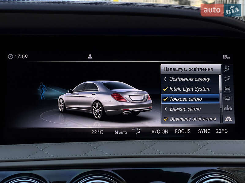 Седан Mercedes-Benz S-Class 2018 в Киеве