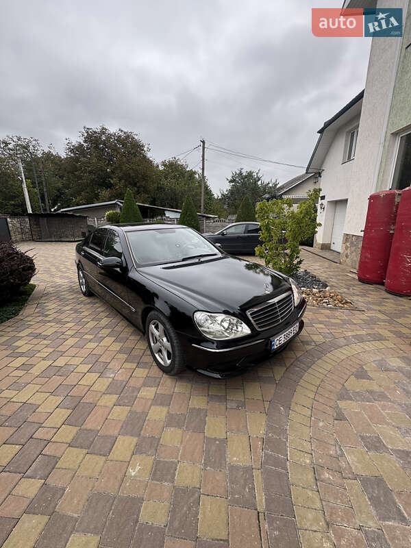 Седан Mercedes-Benz S-Class 2001 в Черновцах