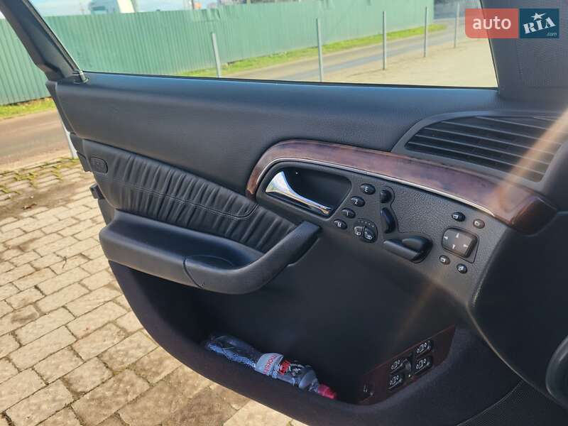 Седан Mercedes-Benz S-Class 2001 в Дублянах фото 39 Седан Mercedes-Benz S-Class 2001 в Дублянах