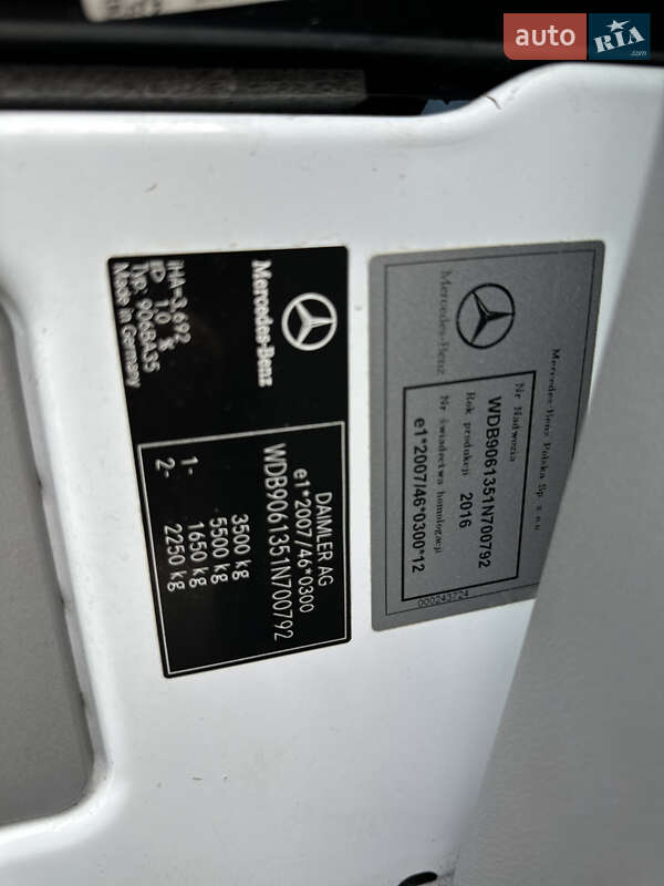 Тентованый Mercedes-Benz Sprinter 2016 в Черновцах