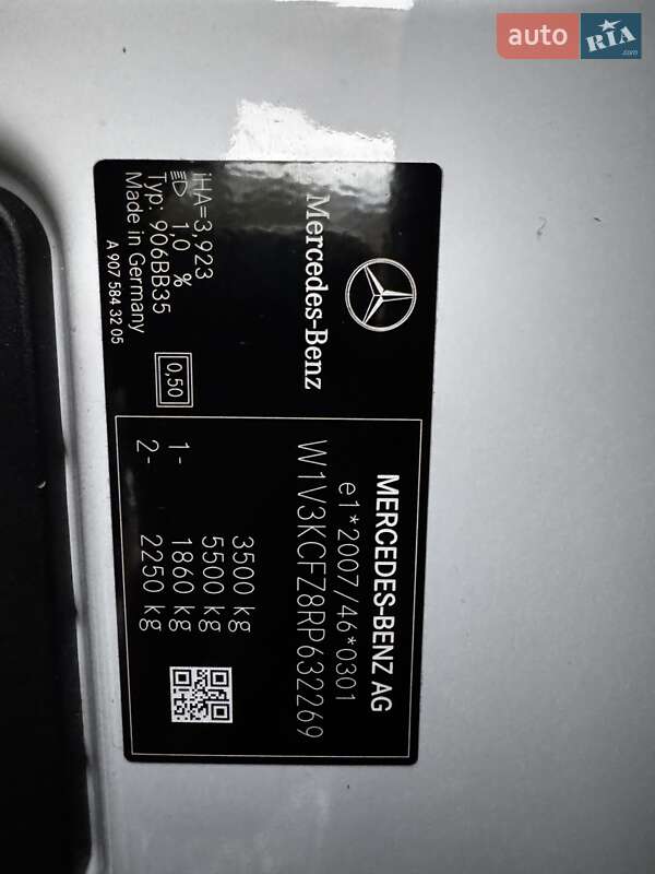 Грузовой фургон Mercedes-Benz Sprinter 2023 в Иршаве фото 30 Грузовой фургон Mercedes-Benz Sprinter 2023 в Иршаве